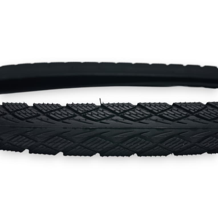 Покрышка для велосипеда 20"x1.75" чёрная BTwin Trekking