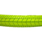 Покрышка для велосипеда BMX 20"x2.1" зелёная BTwin BMX