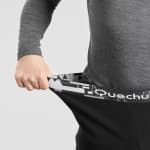 Брюки флисовые мужские чёрные Quechua 100
