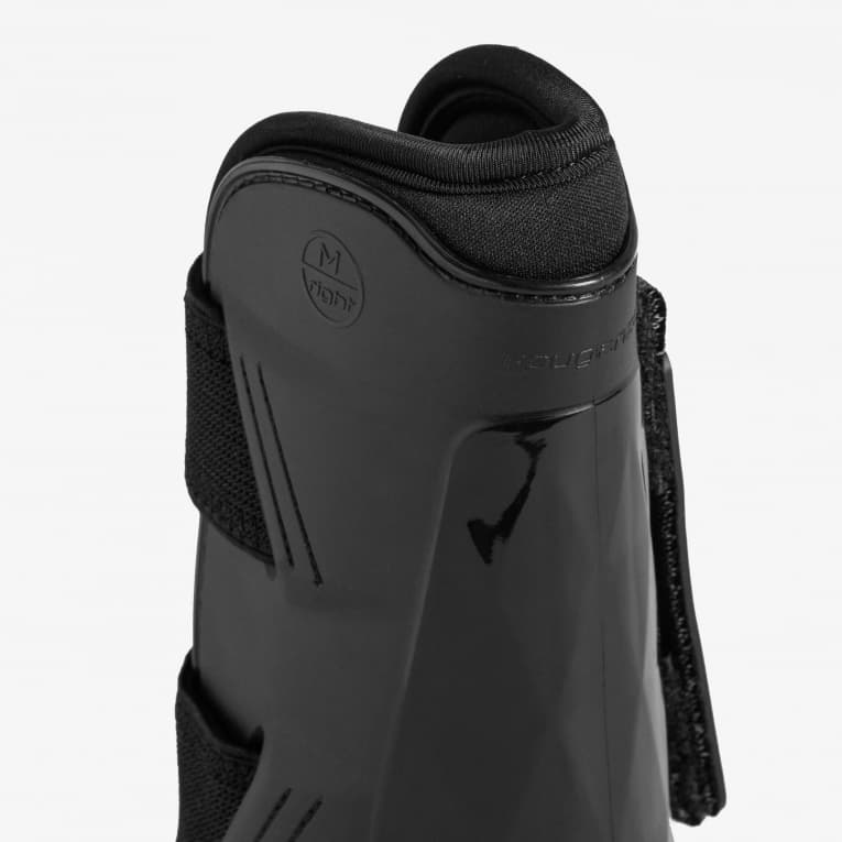 Ногавки для лошади и пони черные Fouganza 500 Jump Twin-Pack