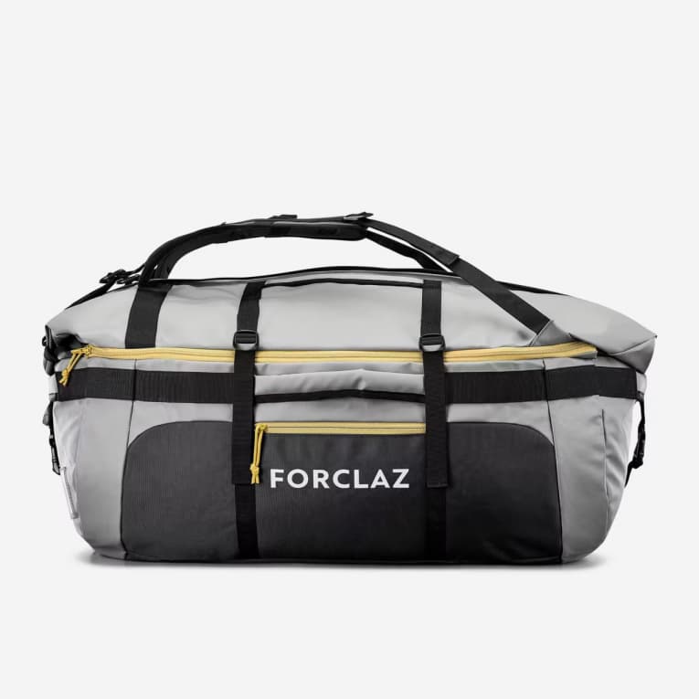 Сумка-баул походная 80-120л серая Forclaz 500