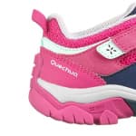 Ботинки походные детские розово-синие Quechua 500