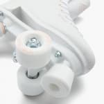 Роликовые коньки квады женские белые Oxelo Quad 100