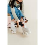 Роликовые коньки квады женские белые Oxelo Quad 100
