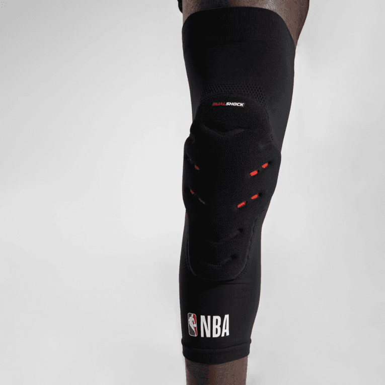 Наколенники защитные баскетбольные чёрные Kipsta 500 Twin-Pack NBA