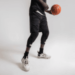 Наколенники защитные баскетбольные чёрные Kipsta 500 Twin-Pack NBA