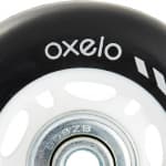 Колеса с подшипниками 63 мм 82A для детских роликов Play 3 чёрные Oxelo 100