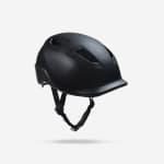 Шлем велосипедный черный Btwin Ville 100