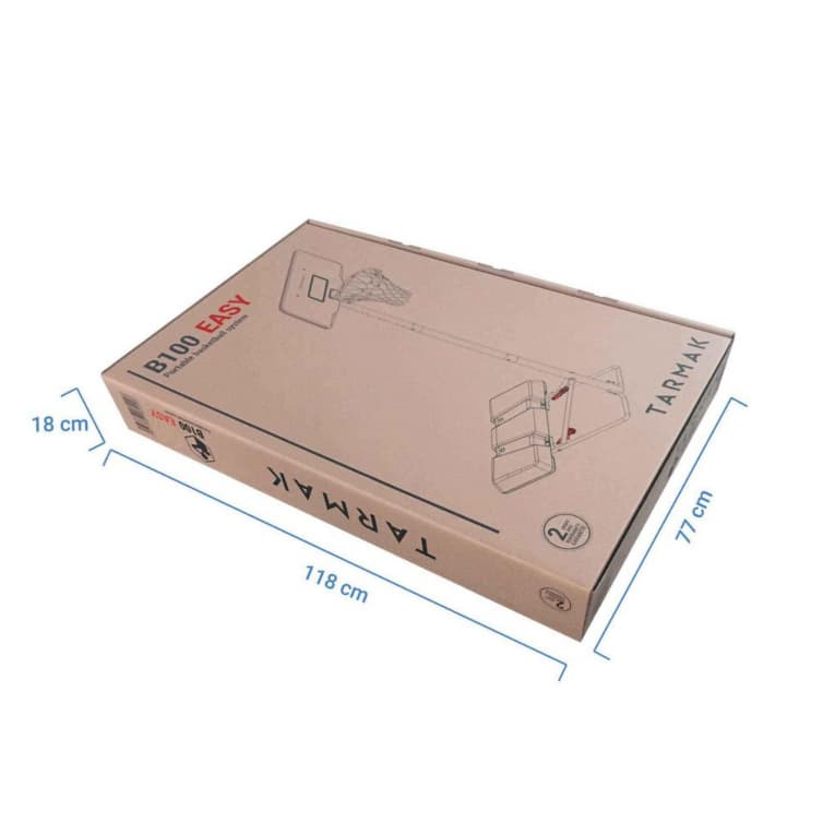 Стойка баскетбольная чёрная Tarmak B100 Easy