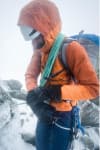 Куртка водонепроницаемая альпинистская мужская оранжевая Simond 900 ALPI