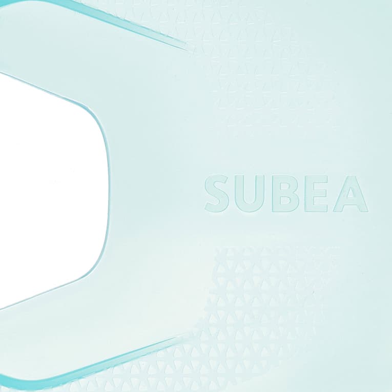 Ласты для сноркелинга регулируемые детские бирюзовые Subea OH 100