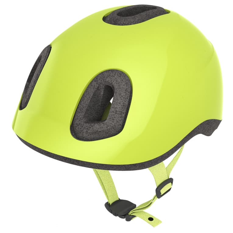Шлем велосипедный детский желтый Btwin 500