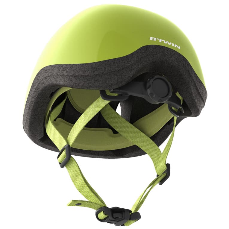 Шлем велосипедный детский желтый Btwin 500