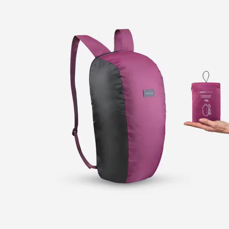 Рюкзак складной 10л бордовый Forclaz 300
