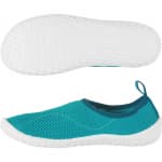 Тапочки для сноркелинга детские бирюзовые Subea Aquashoes 100