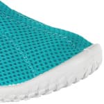 Тапочки для сноркелинга детские бирюзовые Subea Aquashoes 100