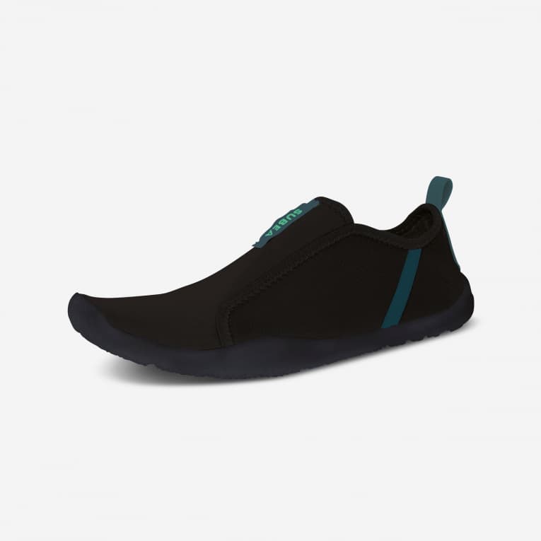 Коралловые тапочки для взрослых гибкие черные Subea Aquashoes 120