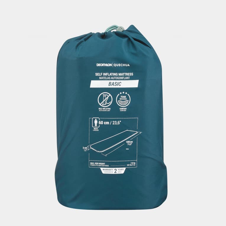 Матрас самонадувающийся для кемпинга Quechua 700 Si Basic