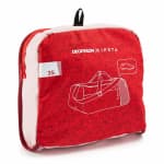 Сумка спортивная 35л красная Kipsta 100 Essential