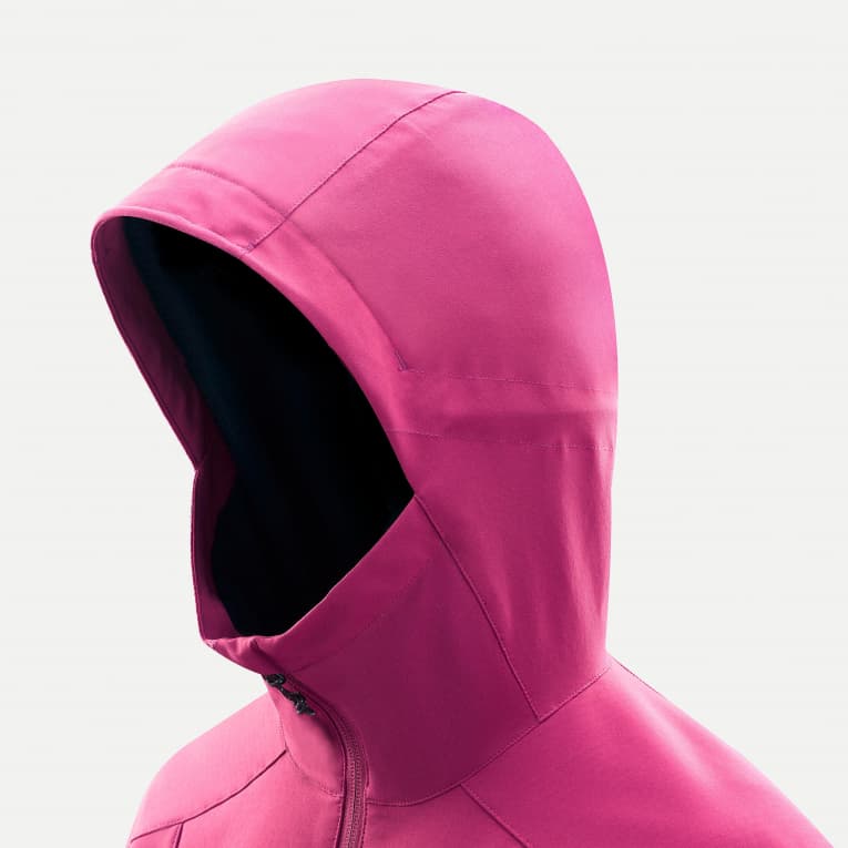 Куртка-Softshell женская бордовая Forclaz MT500 Windwarm