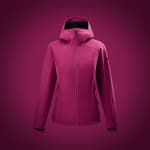 Куртка-Softshell женская бордовая Forclaz MT500 Windwarm