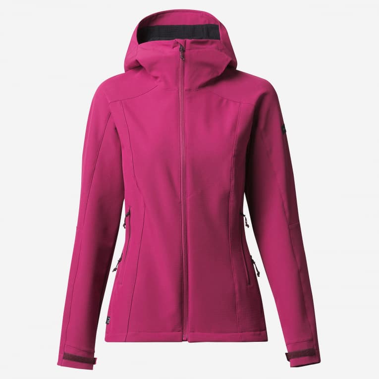 Куртка-Softshell женская бордовая Forclaz MT500 Windwarm