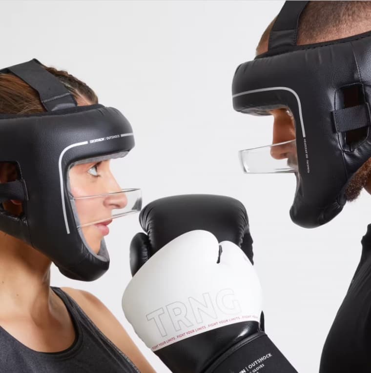 Шлем боксёрский чёрный Outshock 500