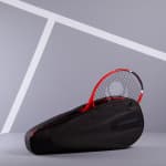 Сумка для переноски инвентаря для большого тенниса чёрная Artengo 100