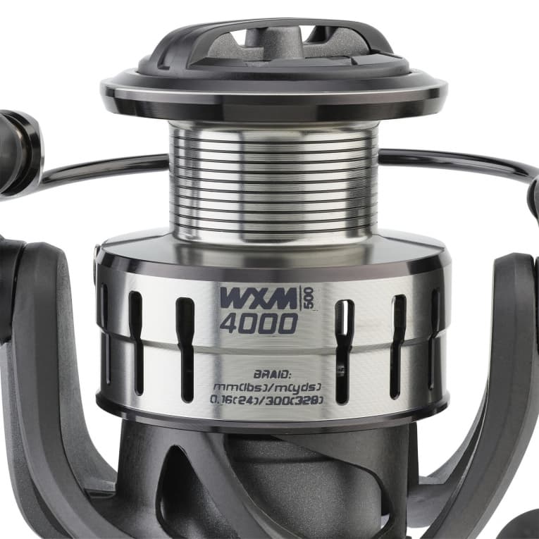 Катушка для рыболовных удилищ серебристая Caperlan WXM 500-4000