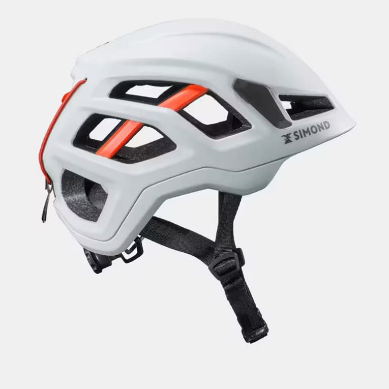Каска для альпинизма и скалолазания белая Simond Edge 500