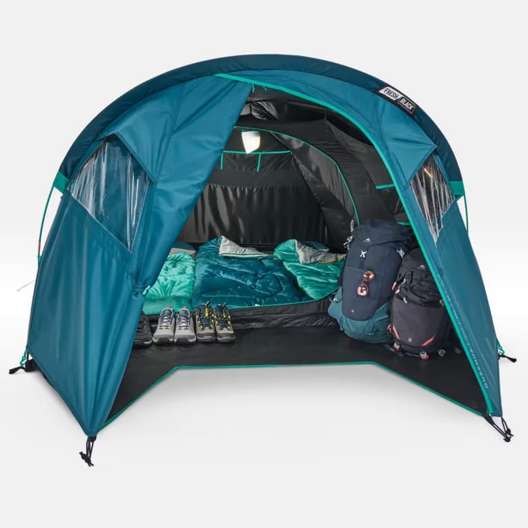 Палатка 3-х местная синяя Quechua MH100 XL Fresh&Black