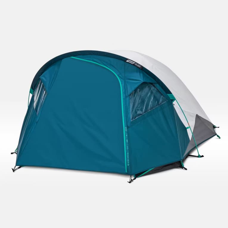 Палатка 3-х местная синяя Quechua MH100 XL Fresh&Black