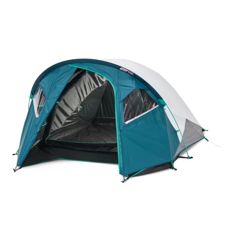 Палатка 3-х местная синяя Quechua MH100 XL Fresh&Black
