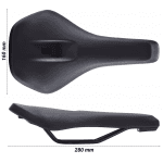 Седло велосипедное 60° чёрное Btwin 500 Core