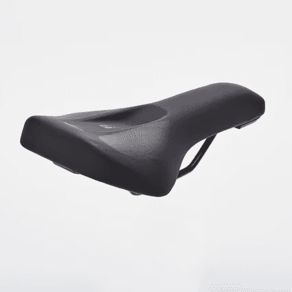 Седло велосипедное 60° чёрное Btwin 500 Memory Foam