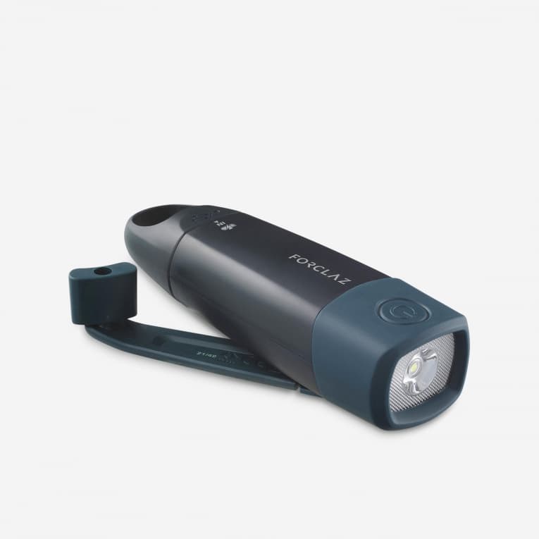 Динамо-фонарь перезаряжаемый синий Forclaz Dynamo 500 V2