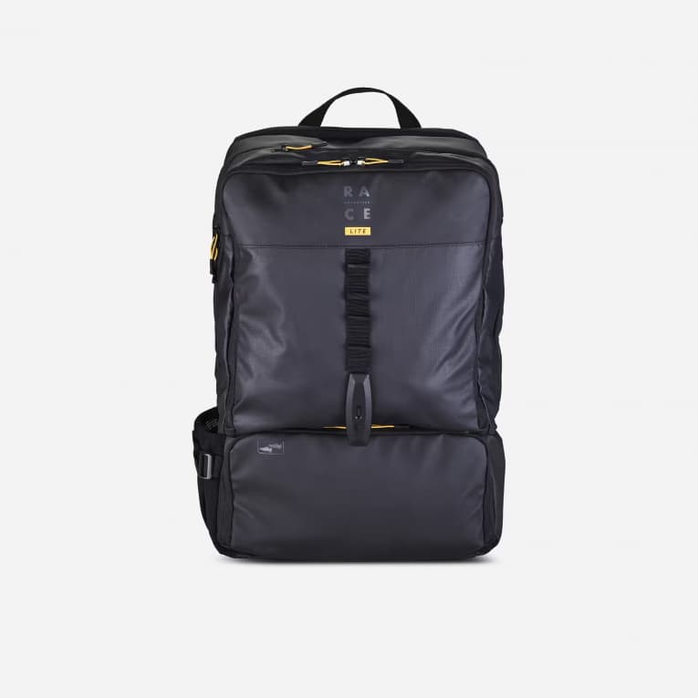 Рюкзак для велопутешествий чёрный Rockrider 900 Travel Race Lite