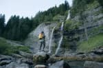 Куртка походная водонепроницаемая женская серая Quechua NH550