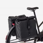 Cумка для багажника велосипеда двойная 20л черная Btwin 500