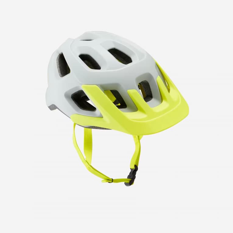 Шлем велосипедный детский зеленый Rockrider MTB 500