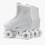 Роликовые коньки квады женские белые Oxelo Quad 100