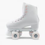 Роликовые коньки квады женские белые Oxelo Quad 100