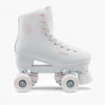 Роликовые коньки квады женские белые Oxelo Quad 100