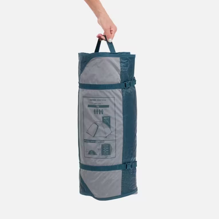 Палатка 4-х местная серая Quechua MH100