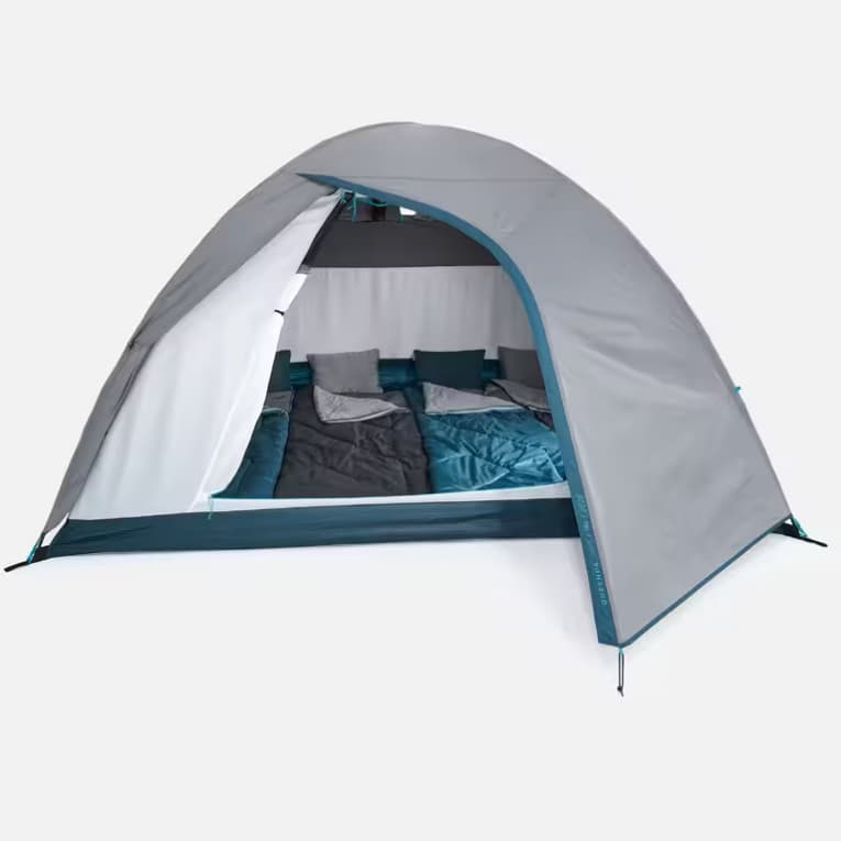 Палатка 4-х местная серая Quechua MH100