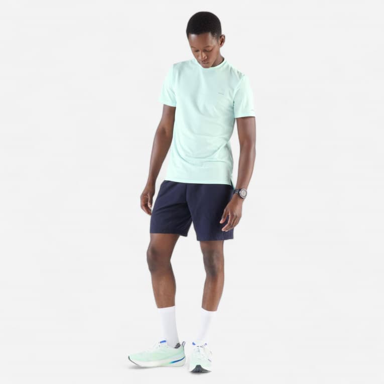 Шорты для бега мужские синие Kiprun 500 Dry+