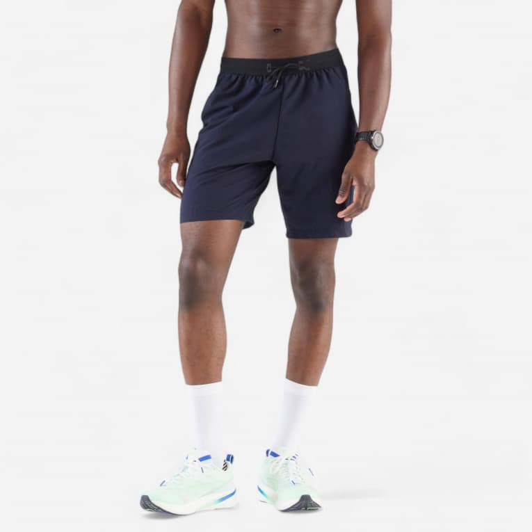 Шорты для бега мужские синие Kiprun 500 Dry+