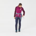 Куртка-softshell для альпинизма женская бордовая Simond 500 ALPI