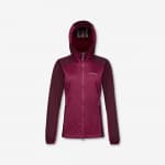 Куртка-softshell для альпинизма женская бордовая Simond 500 ALPI
