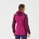 Куртка-softshell для альпинизма женская бордовая Simond 500 ALPI